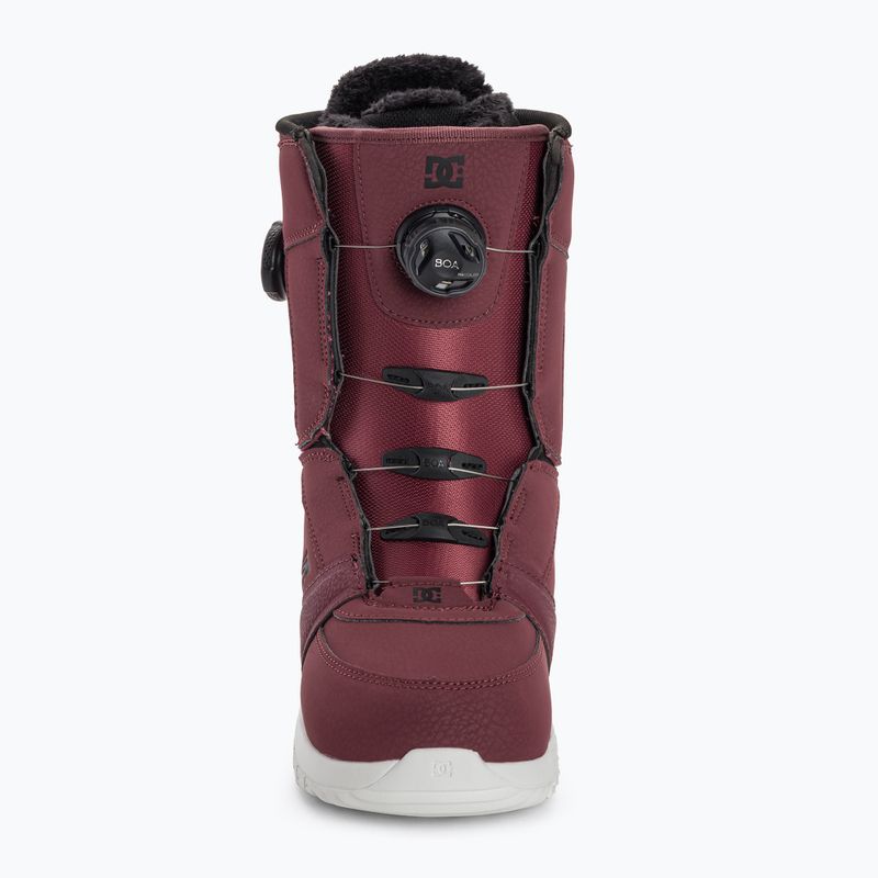 Dámské boty na snowboard DC Lotus wine/black 3