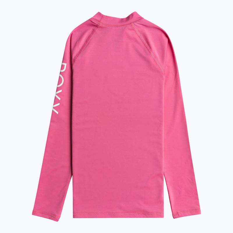 Dětské plavecké tričko longsleeve  ROXY Whole Hearted shocking pink 2