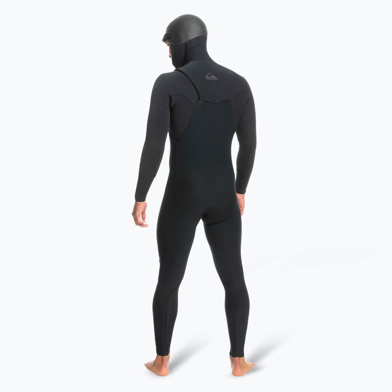 Pánský neopren Quiksilver Highline 5/4/3 Chest Zip Hooded black 3