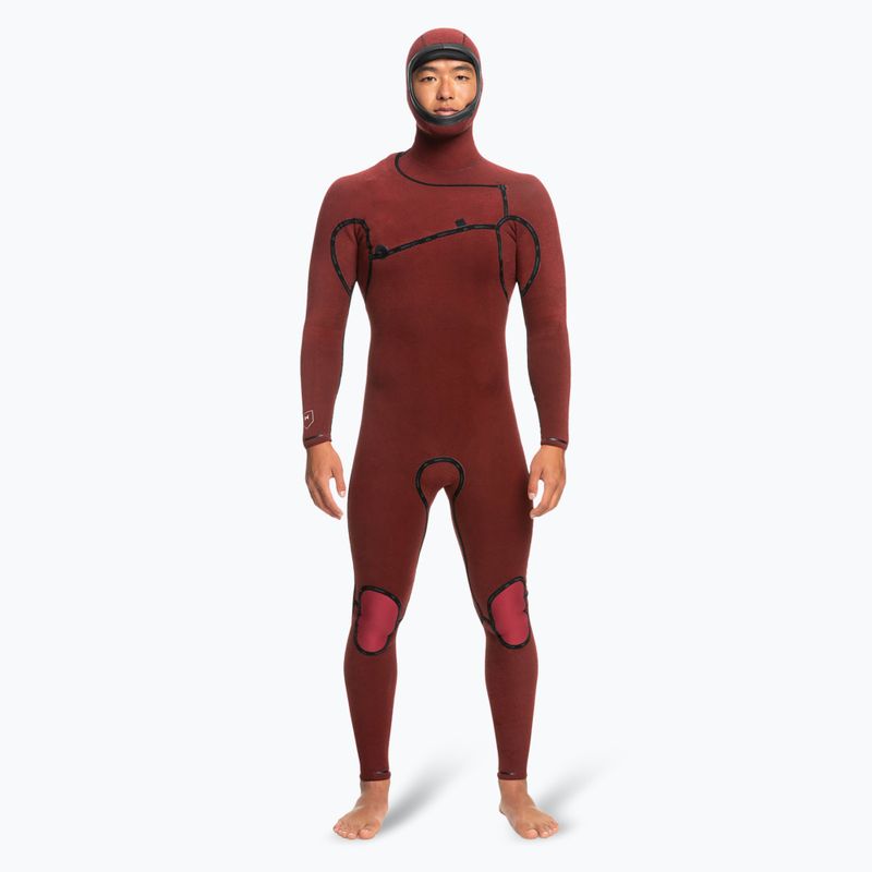 Pánský neopren Quiksilver Highline 5/4/3 Chest Zip Hooded black 5