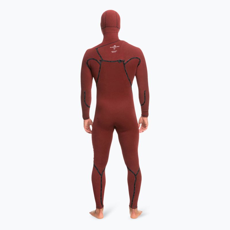 Pánský neopren Quiksilver Highline 5/4/3 Chest Zip Hooded black 7