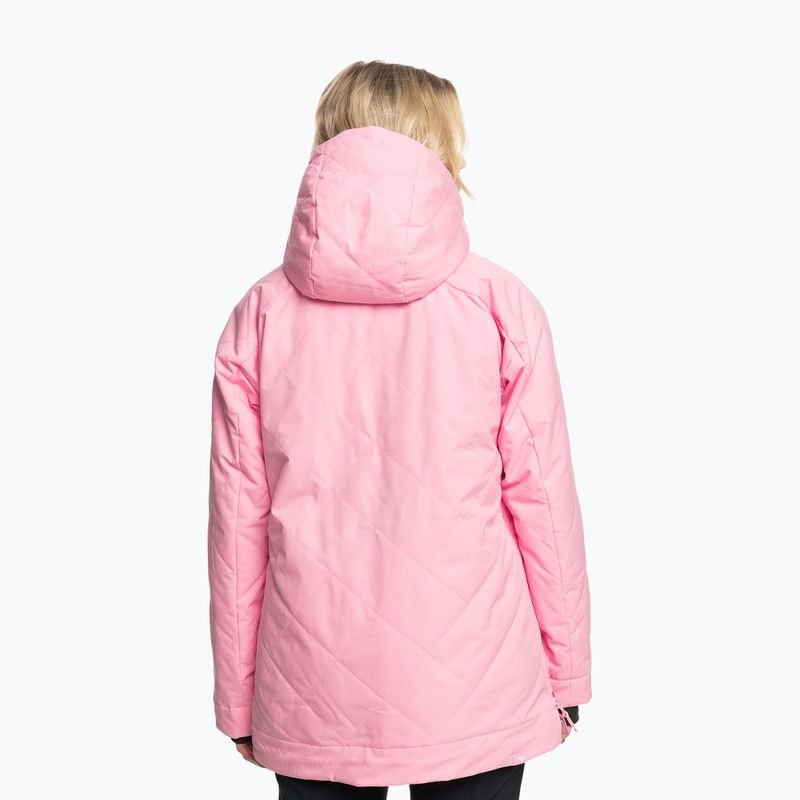 Dámská snowboardová bunda ROXY Radiant Lines Overhead pink frosting 2