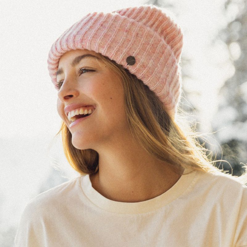 Dámská snowboardová čepice ROXY Nevea Beanie pink frosting 10