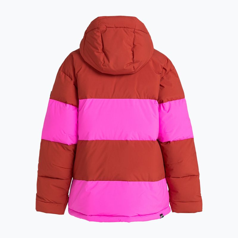 Dámská snowboardová bunda ROXY X Rowley Block Puffer burnt henna 8