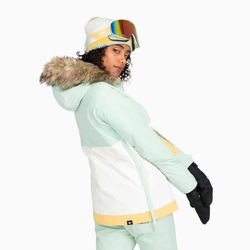 Dámská snowboardová bunda ROXY Shelter cameo green 3