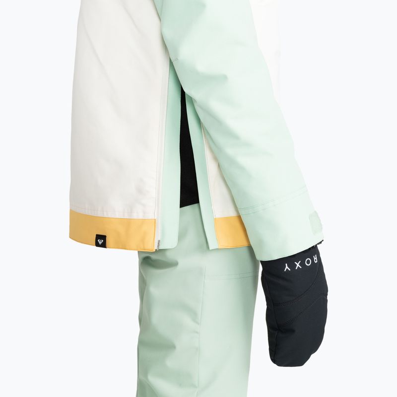 Dámská snowboardová bunda ROXY Shelter cameo green 8