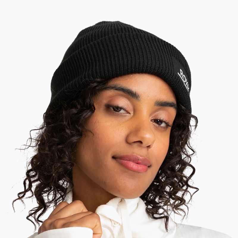 Dámská snowboardová čepice ROXY Folker Beanie true black 7