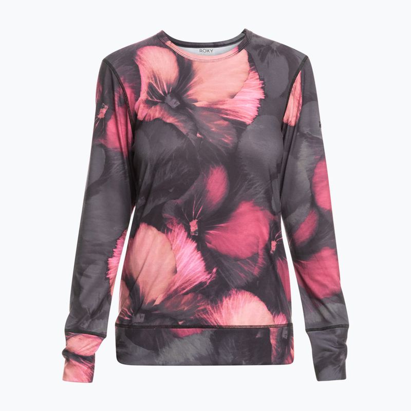 Dámská termoakční mikina ROXY Daybreak Top true black pansy pansy 3