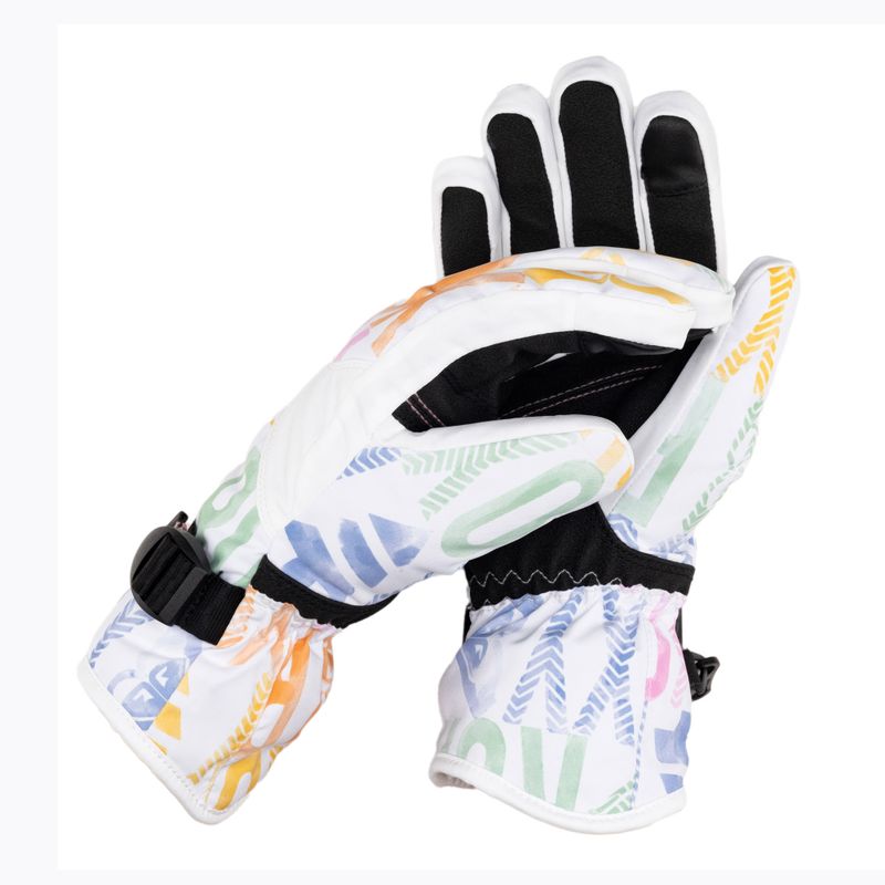 Dámské snowboardové rukavice ROXY Jetty black bright white sapin