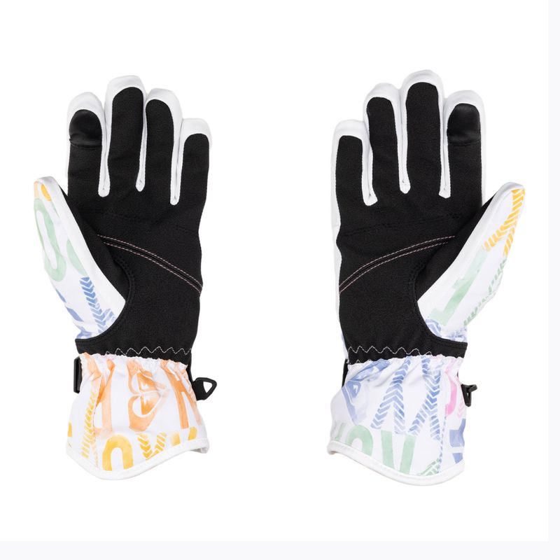 Dámské snowboardové rukavice ROXY Jetty black bright white sapin 2