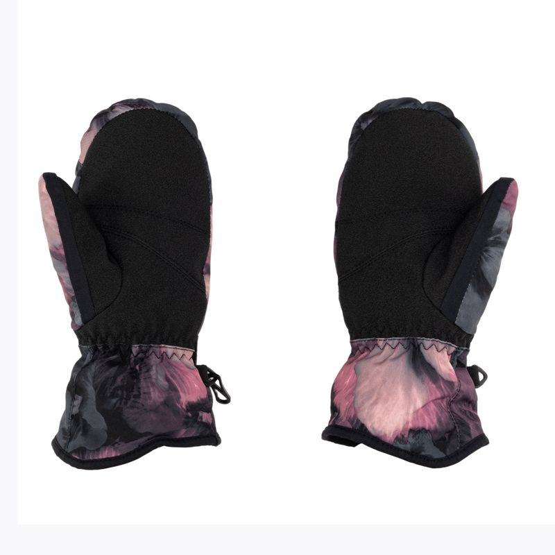 Dětské snowboardové rukavice ROXY Jetty Mitt Girl true black pansy rg 2