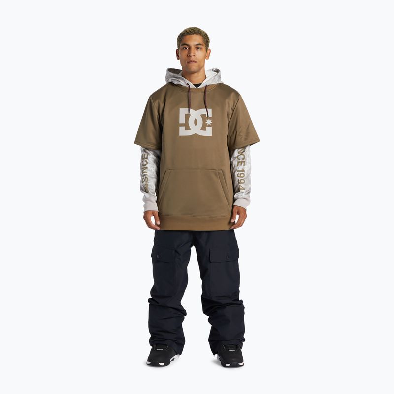 Pánská snowboardová mikina DC Dryden sand stone 2