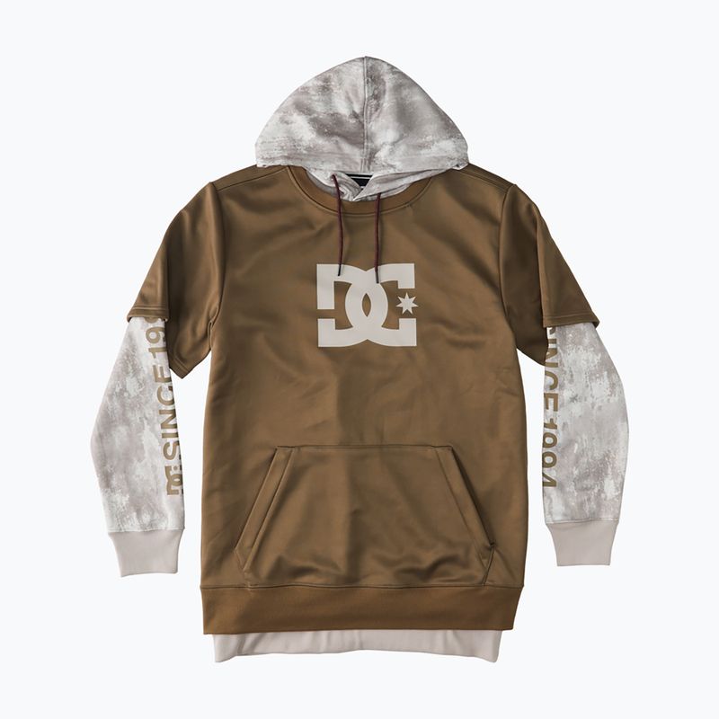 Pánská snowboardová mikina DC Dryden sand stone 8