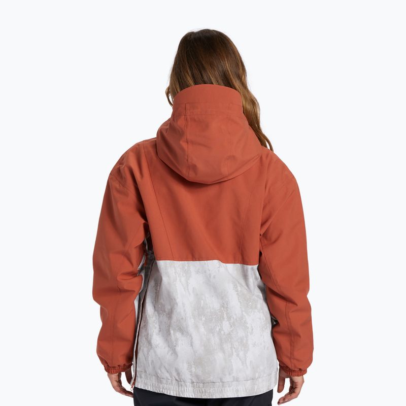 DC Chalet Anorak auburn dámská snowboardová bunda 2