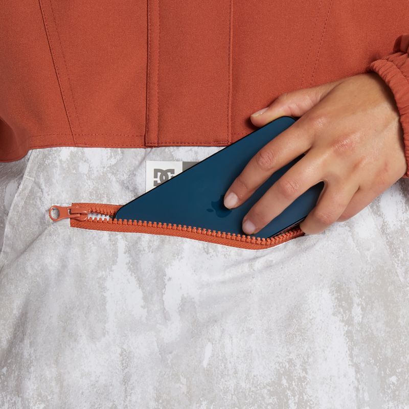 DC Chalet Anorak auburn dámská snowboardová bunda 4