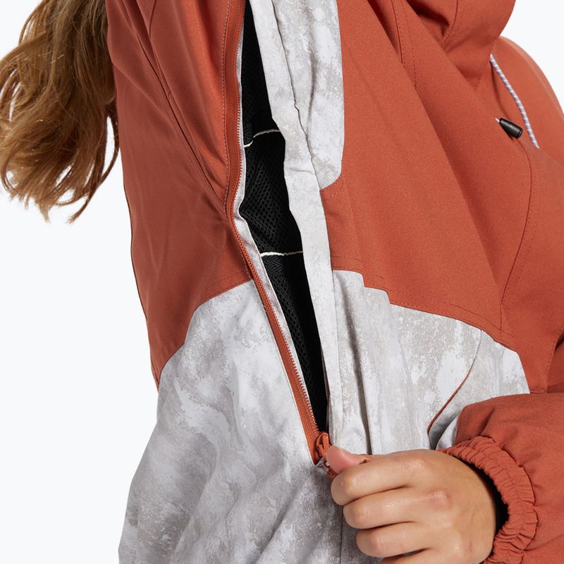 DC Chalet Anorak auburn dámská snowboardová bunda 5
