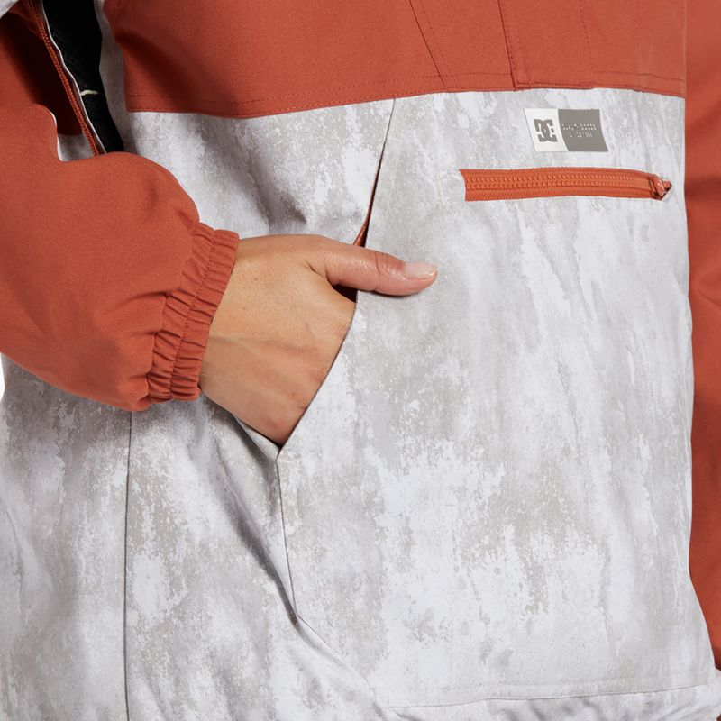 DC Chalet Anorak auburn dámská snowboardová bunda 6