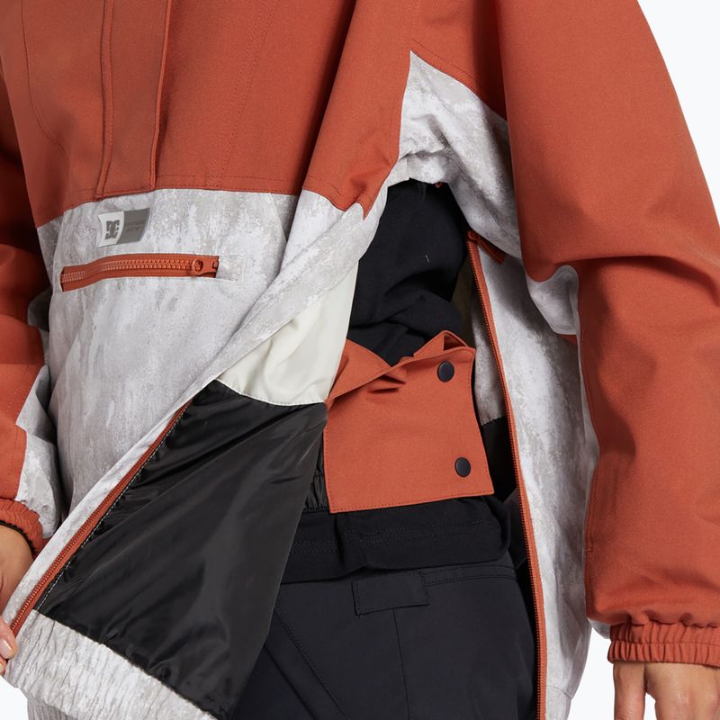 DC Chalet Anorak auburn dámská snowboardová bunda 7