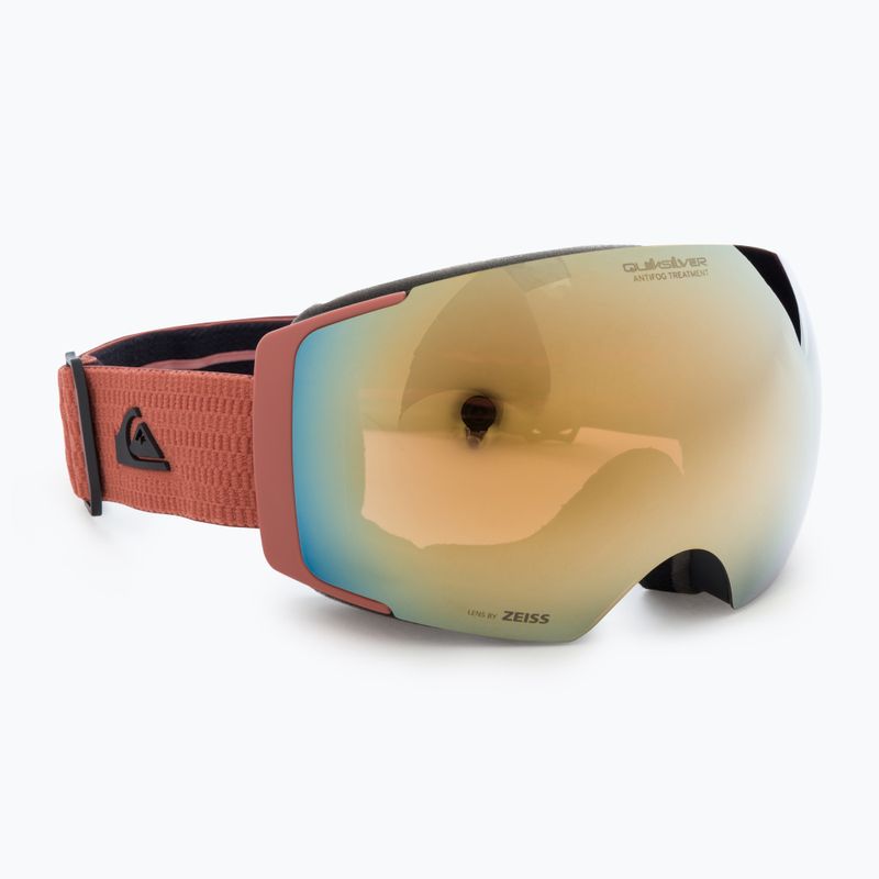 Quiksilver Greenwood S3 black redwood / clux gold mi snowboardové brýle 5