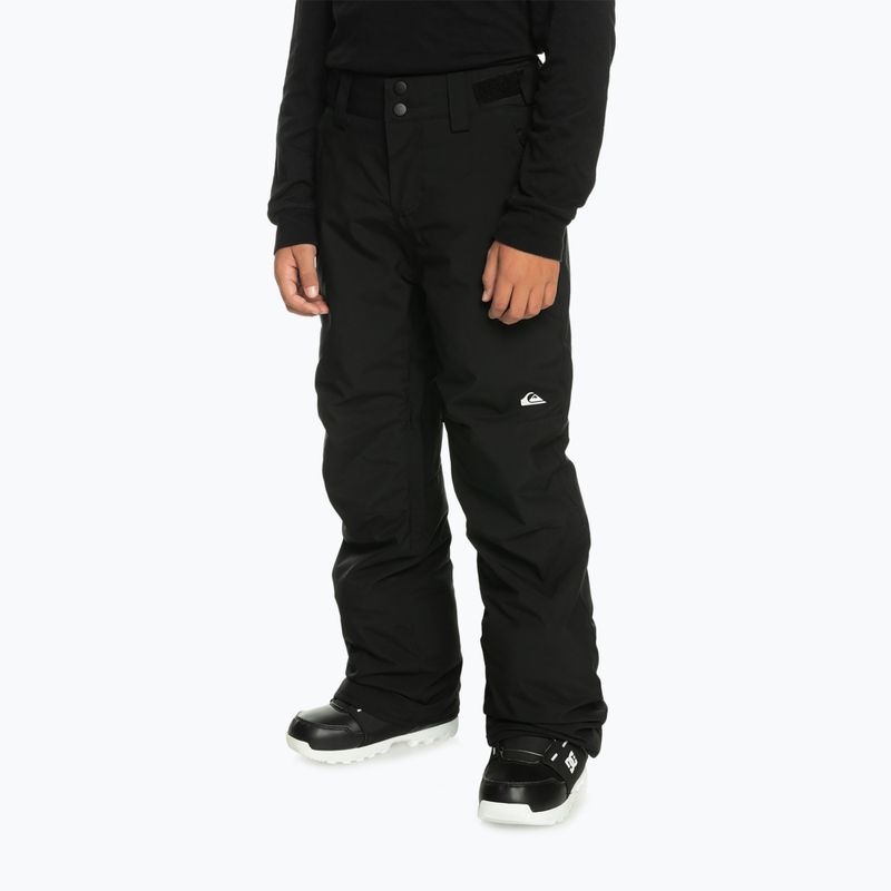 Dětské snowboardové kalhoty Quiksilver Estate Youth true black 2