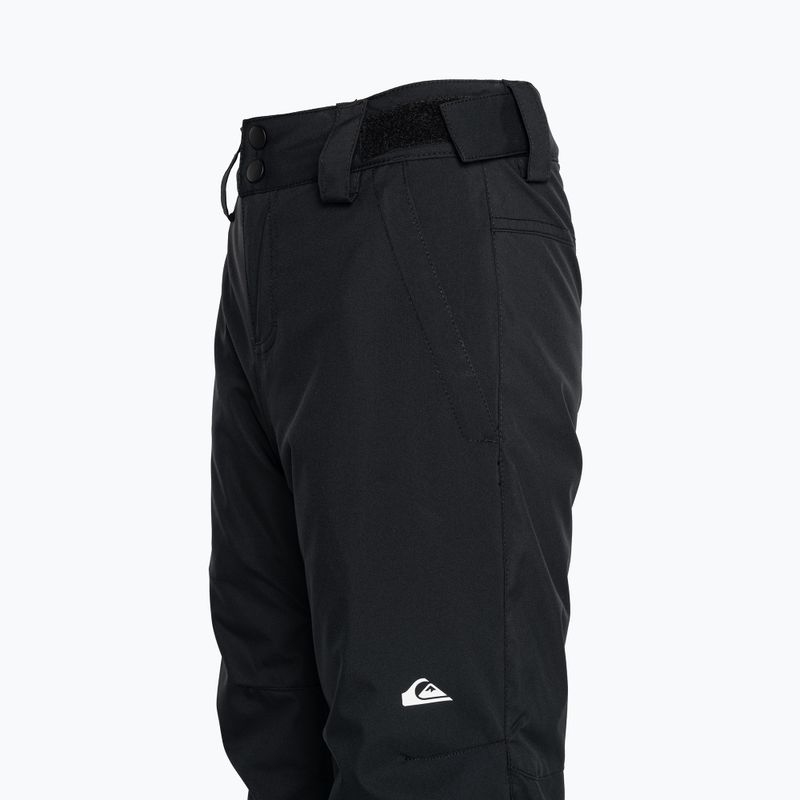 Dětské snowboardové kalhoty Quiksilver Estate Youth true black 10