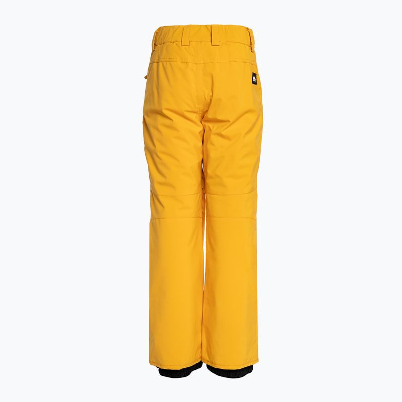 Quiksilver Estate Dětské snowboardové kalhoty Youth mineral yellow 6