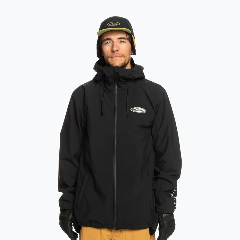 Pánská snowboardová bunda Quiksilver High In The Hood true black