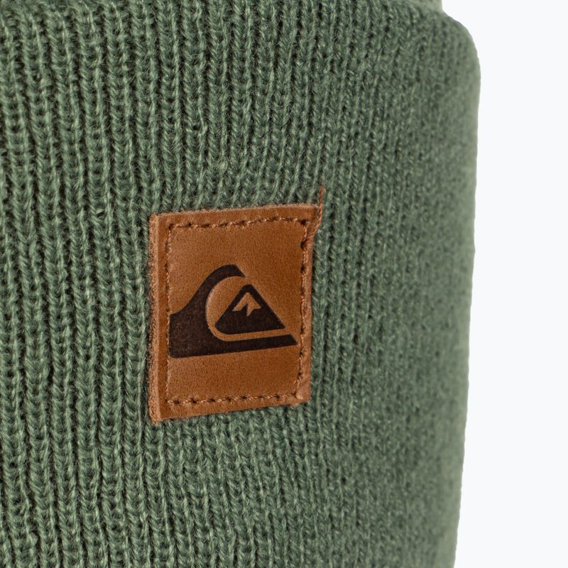 Pánská snowboardová čepice Quiksilver Brigade Beanie s vavřínovým věncem 4