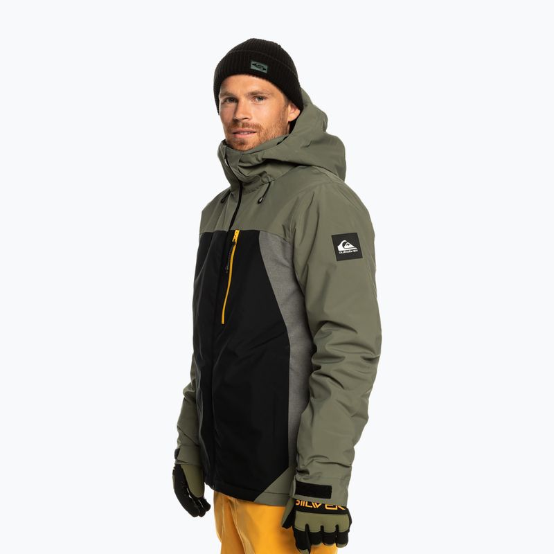 Quiksilver Mission Plus pánská snowboardová bunda true black 2