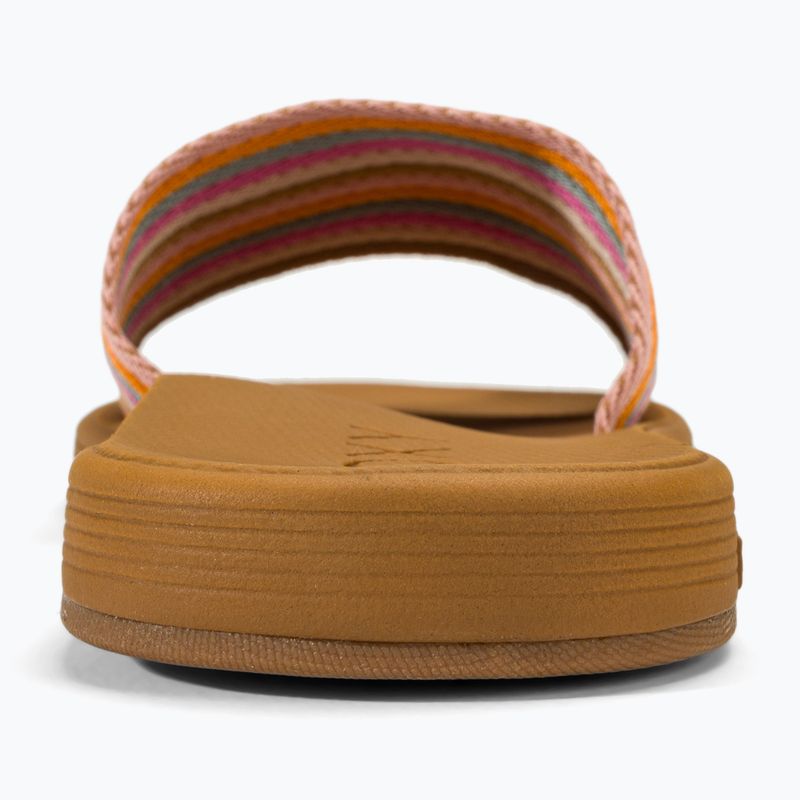 Dámské nazouváky ROXY Beachie Breeze tan/crazy pink 6