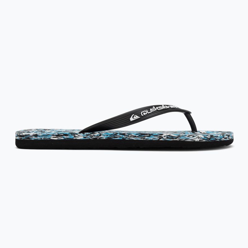 Pánské žabky Quiksilver Molokai Recycled black/blue/blue  2