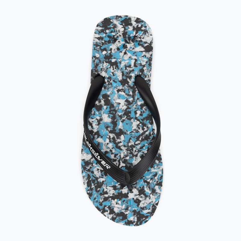 Pánské žabky Quiksilver Molokai Recycled black/blue/blue  5