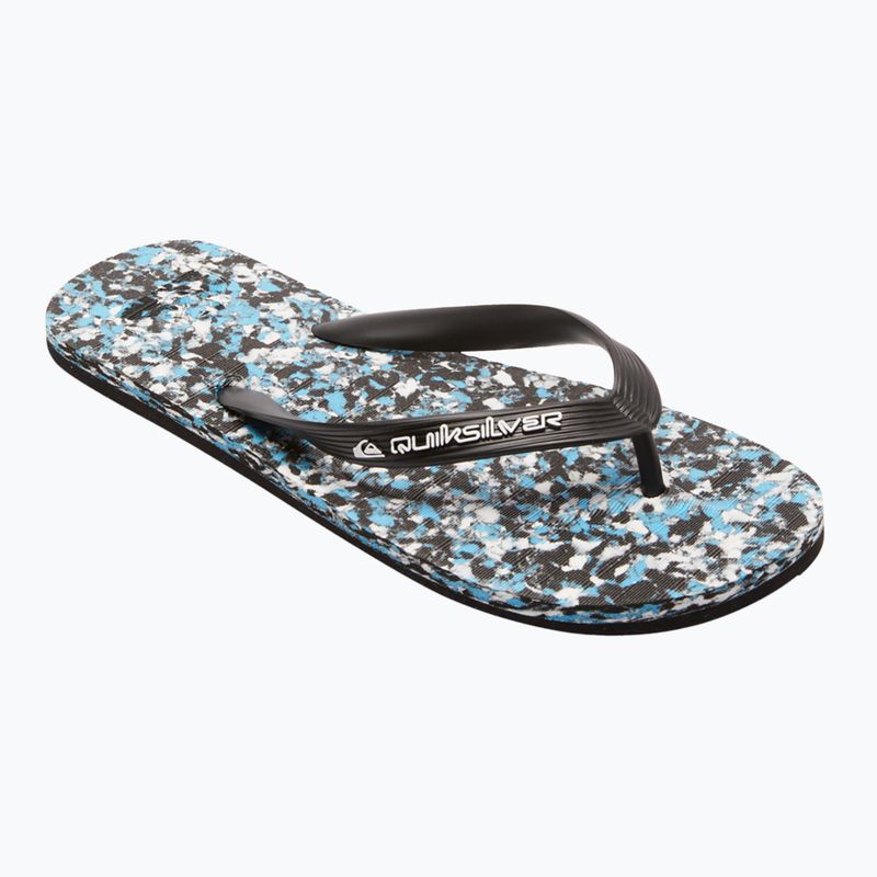 Pánské žabky Quiksilver Molokai Recycled black/blue/blue  8