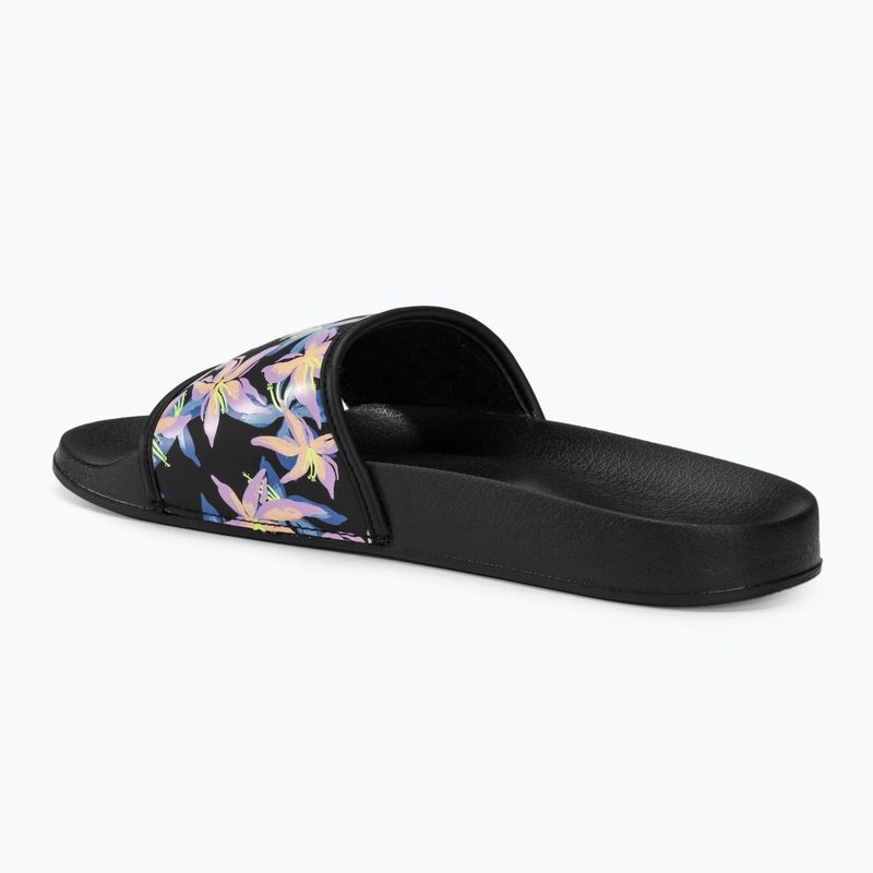 Dámské nazouváky ROXY Slippy IV black/boysenberry 3