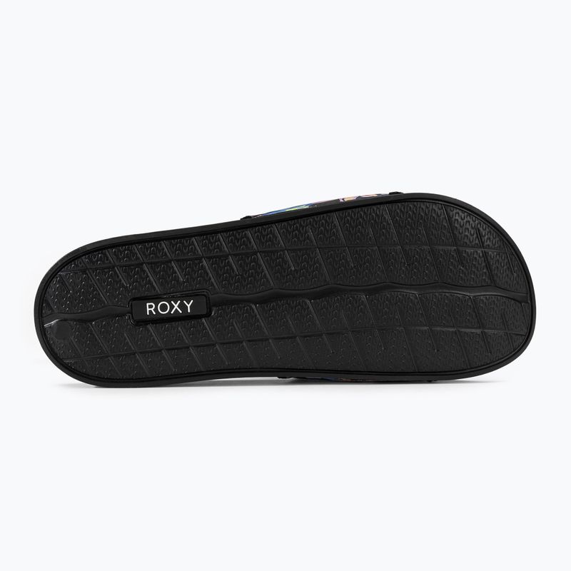 Dámské nazouváky ROXY Slippy IV black/boysenberry 4