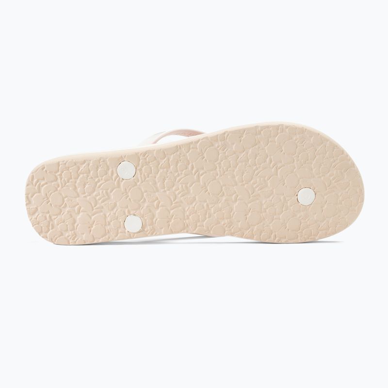 Dámské žabky ROXY Tahiti VII peach cream 4