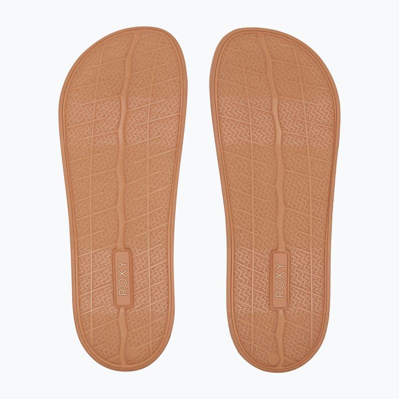 Dámské nazouváky ROXY Slippy Knit wheat/turkish coffee 10