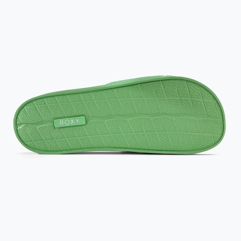 Dámské nazouváky ROXY Slippy II green 4