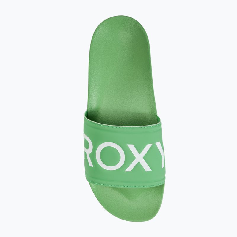 Dámské nazouváky ROXY Slippy II green 5