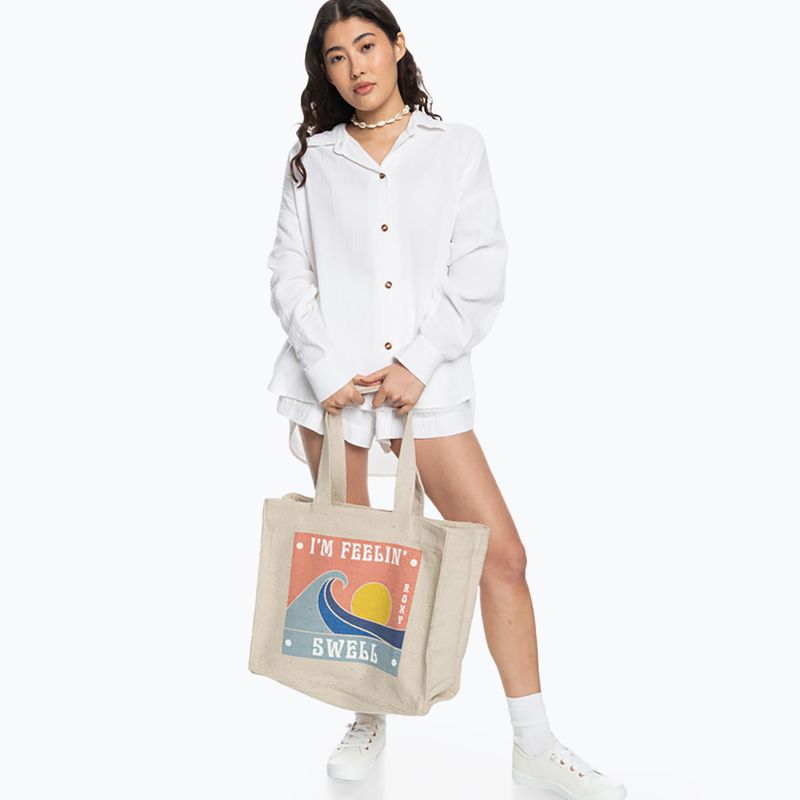 Dámská taška ROXY Drink The Wave Tote tapioca bag 6