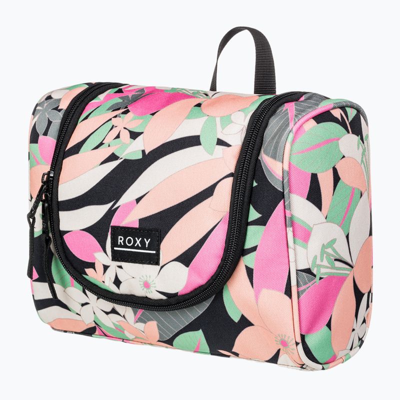 Kosmetická taštička ROXY Travel Dance anthracite palm song axs 2