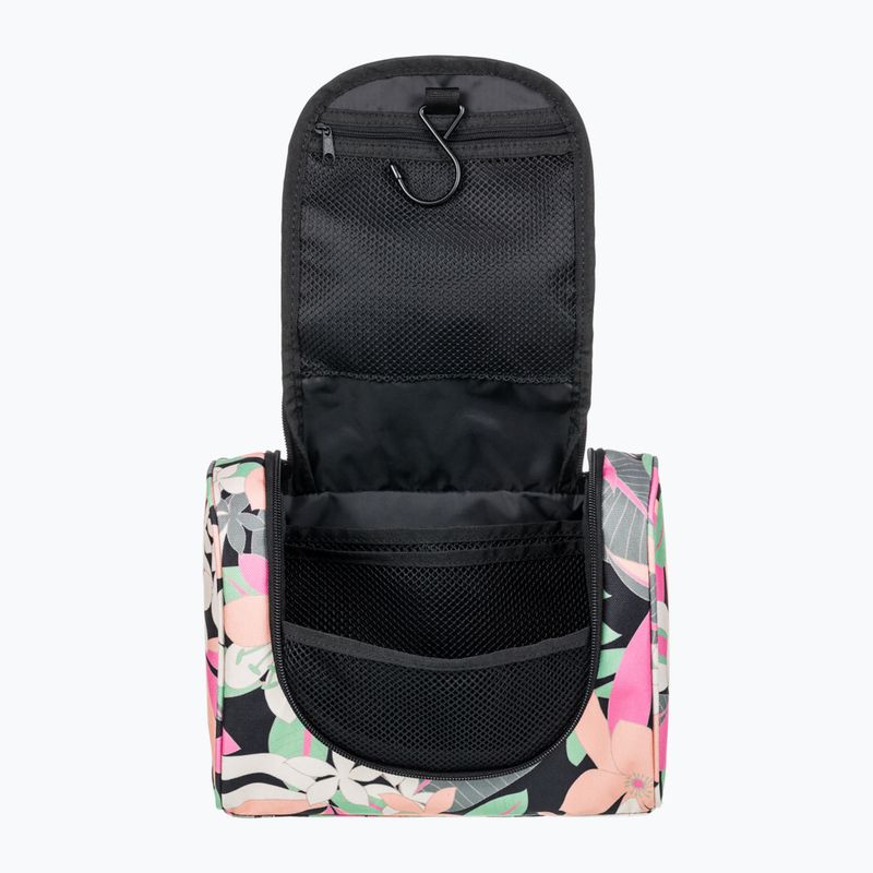 Kosmetická taštička ROXY Travel Dance anthracite palm song axs 4