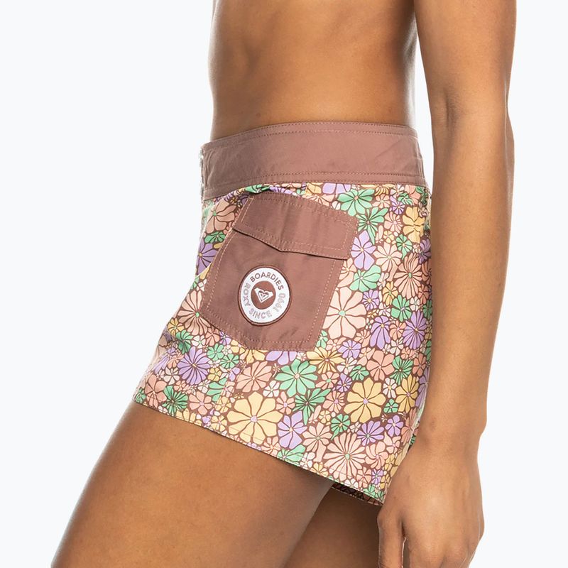 Dámské plavecké šortky ROXY New Fashion 2" root beer all about sol mini 5