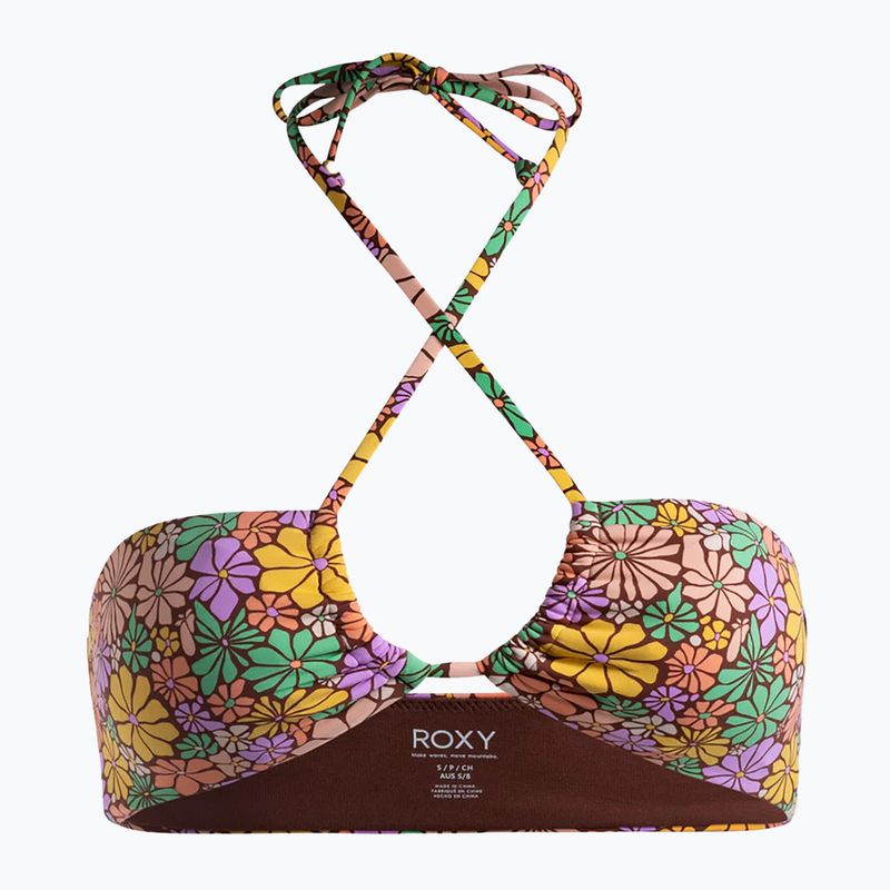 Horní díl plavek  ROXY All About Sol Bandeau root beer all about sol mini 2