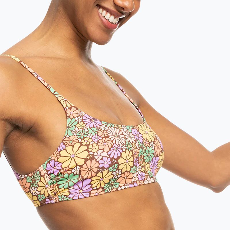 Horní díl plavek  ROXY All About Sol Bralette root beer all about sol mini 5
