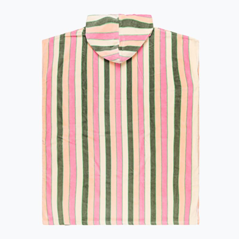 Dámské pončo ROXY Stay Magical Printed agave green very vista stripe 2