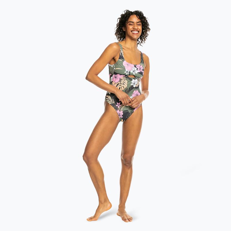 Dámské plavky ROXY Pro The Double Line One anthracite classic pro surf 3