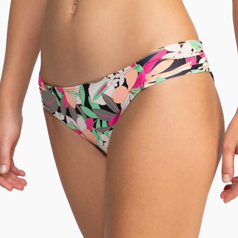 Spodní díl plavek  ROXY Printed Beach Classics Moderate anthracite palm song s 5