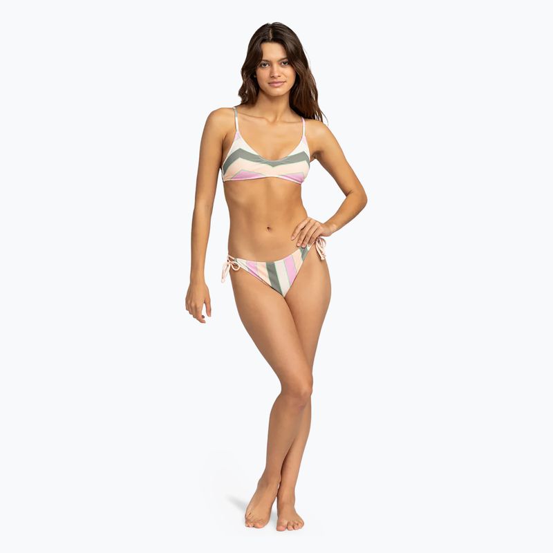 Horní díl plavek  ROXY Vista Stripe Strappy agave green very vista stripe 3