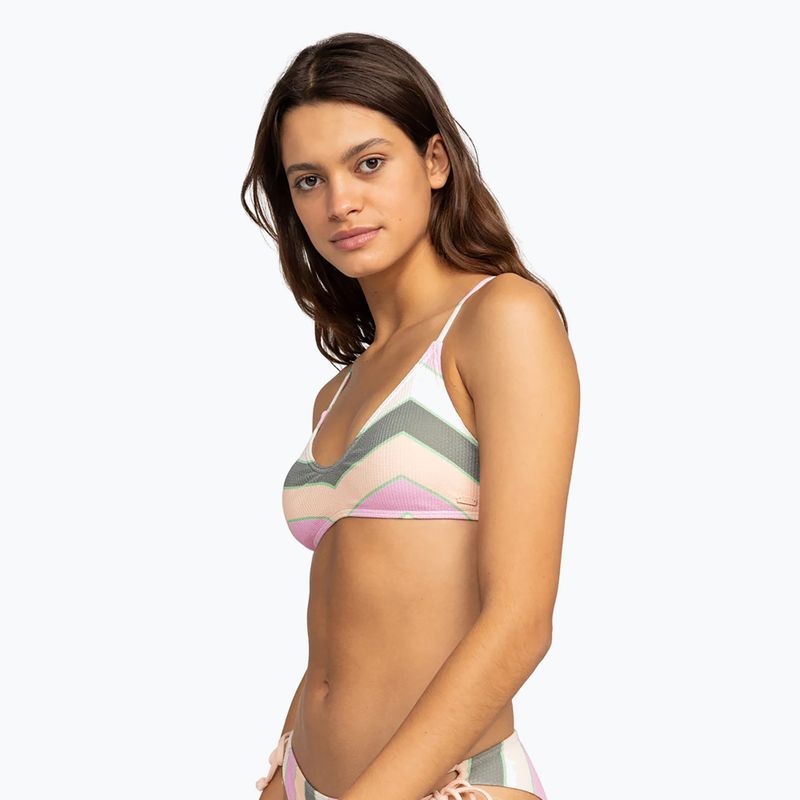 Horní díl plavek  ROXY Vista Stripe Strappy agave green very vista stripe 5